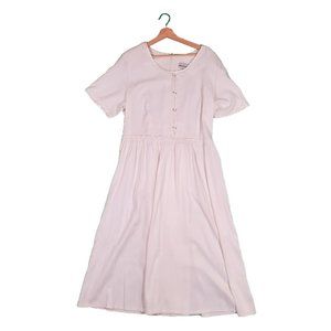 Ultra Dress New York (Vintage) White Baby Doll Dress Sz. 18W